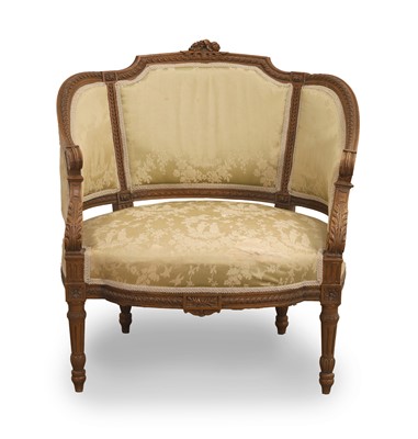 Lot 503 - A Louis XVI-style canapé