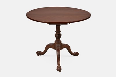 Lot 96 - A George III mahogany tripod table