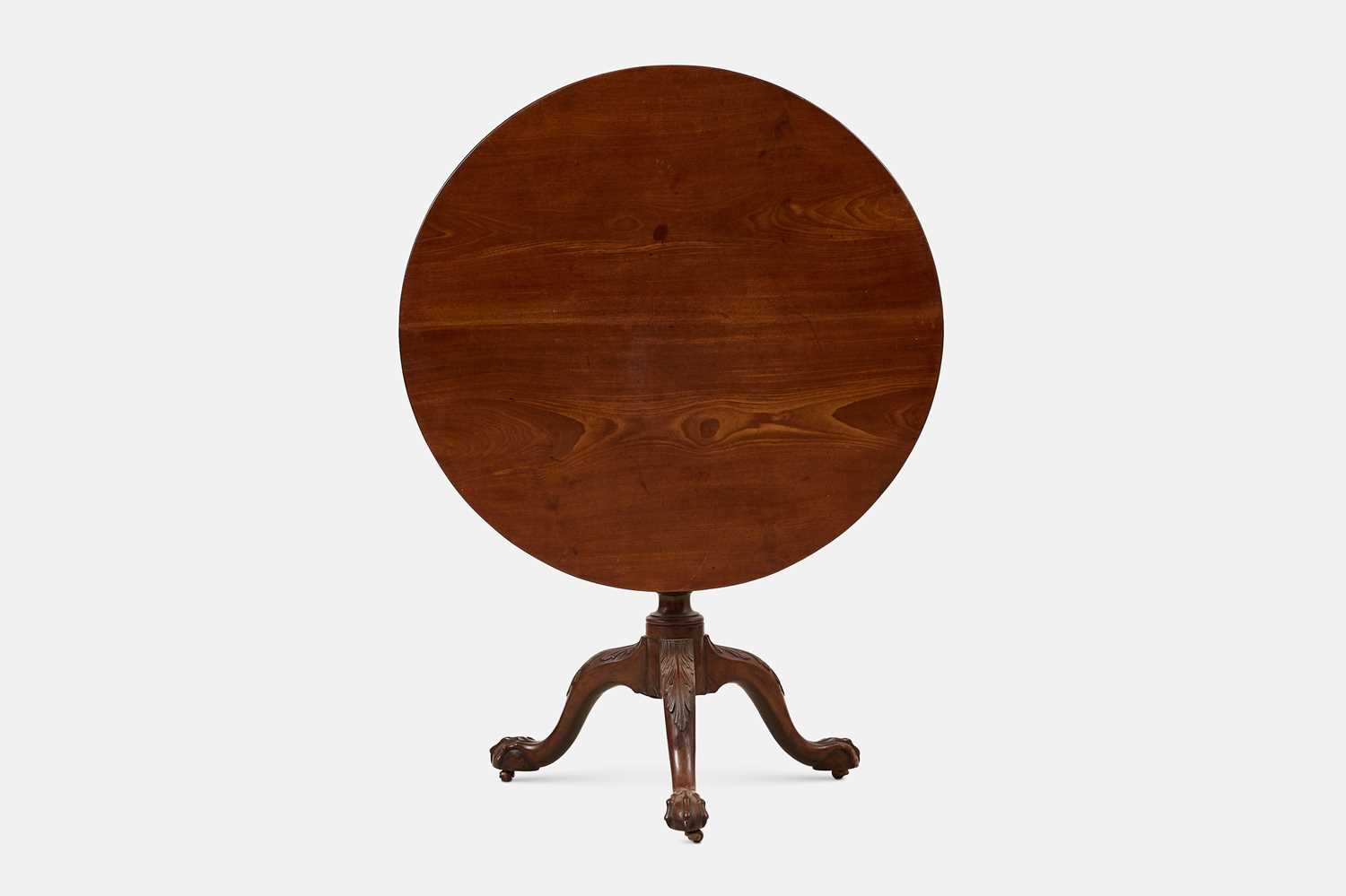 Lot 96 - A George III mahogany tripod table