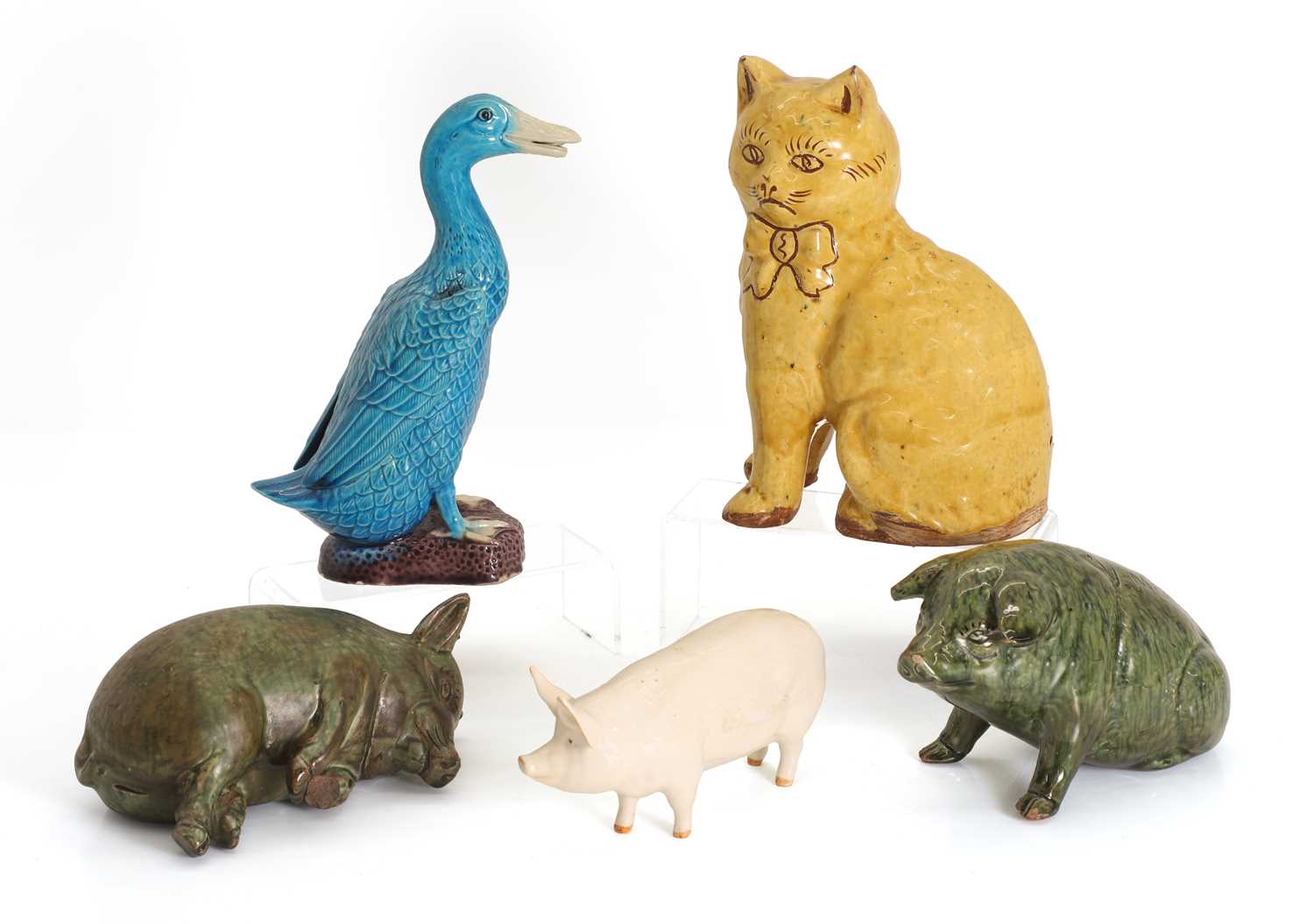 Lot 103 - A collection of ceramic animals