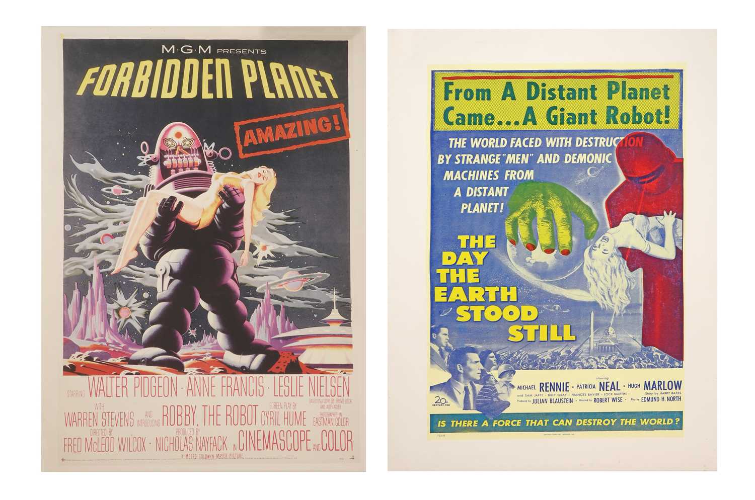 Lot 307 - Two American sci-fi posters