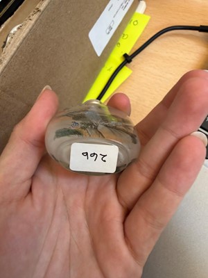 Lot 308 - A hardstone box