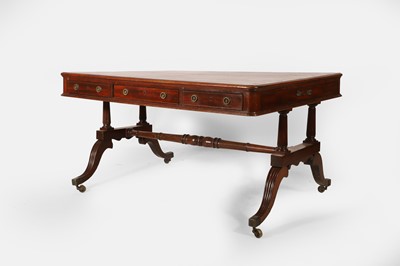 Lot 322 - A Regency mahogany library table