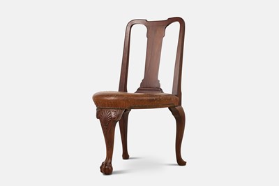 Lot 270 - A George I-style mahogany tripod chair