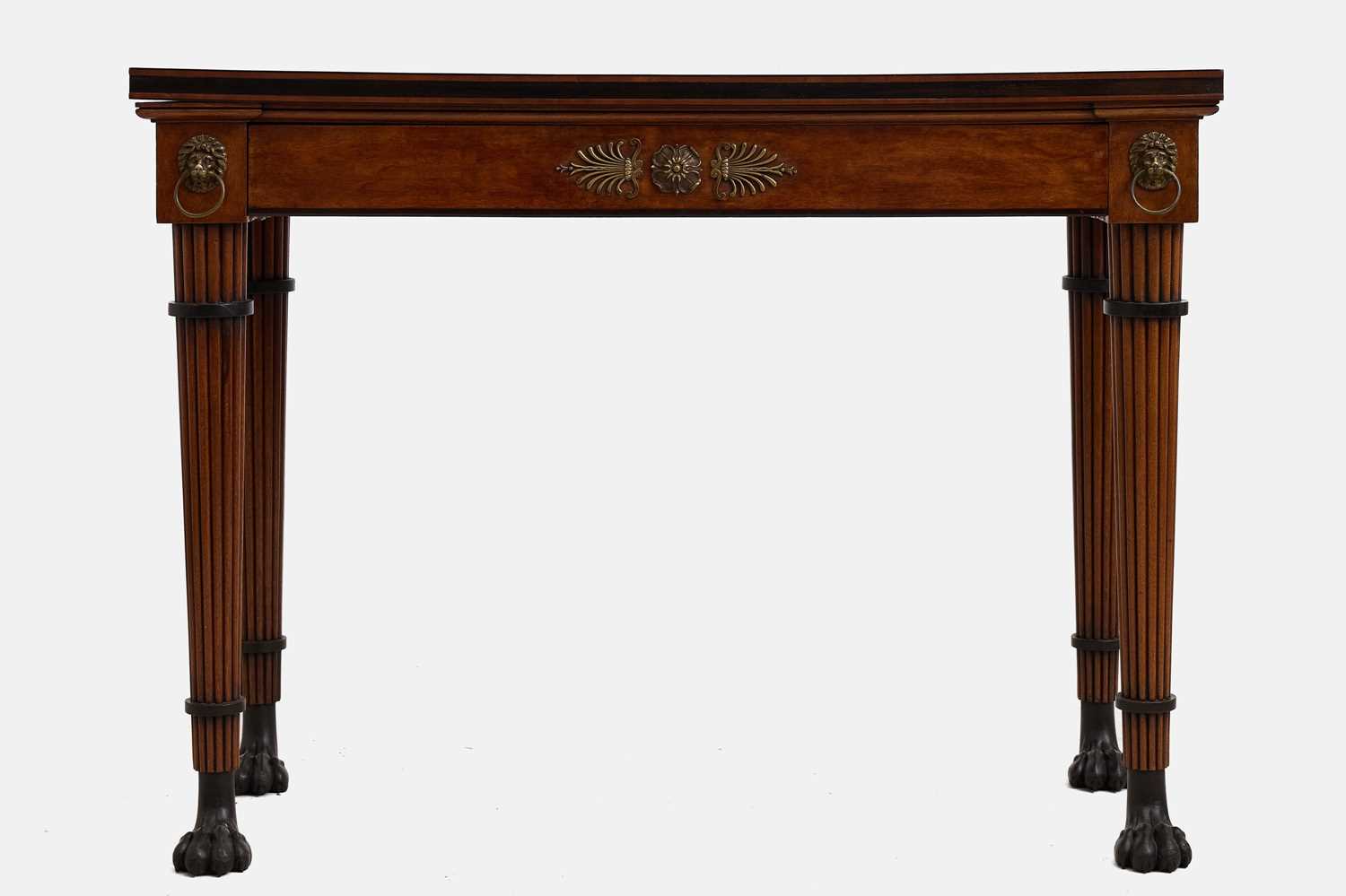 Lot 192 - A Regency mahogany console table in the manner of George Oakley