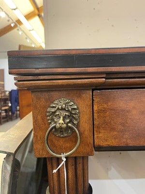 Lot 192 - A Regency mahogany console table in the manner of George Oakley