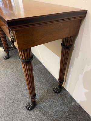 Lot 192 - A Regency mahogany console table in the manner of George Oakley