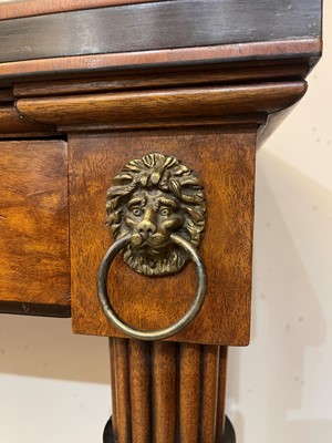 Lot 192 - A Regency mahogany console table in the manner of George Oakley