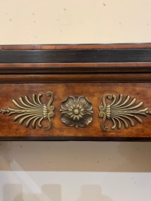 Lot 192 - A Regency mahogany console table in the manner of George Oakley