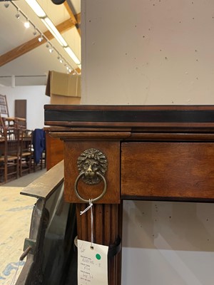 Lot 192 - A Regency mahogany console table in the manner of George Oakley