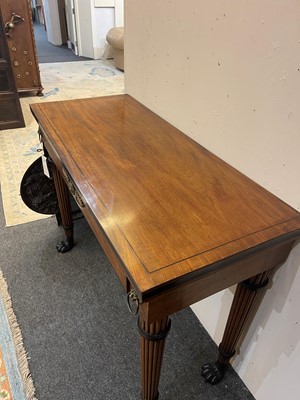 Lot 192 - A Regency mahogany console table in the manner of George Oakley