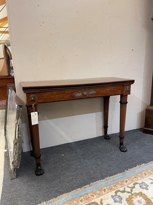 Lot 192 - A Regency mahogany console table in the manner of George Oakley