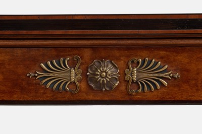Lot A Regency mahogany console table in the manner of George Oakley