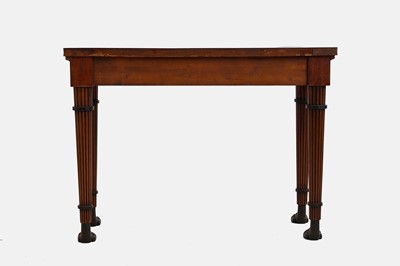 Lot A Regency mahogany console table in the manner of George Oakley