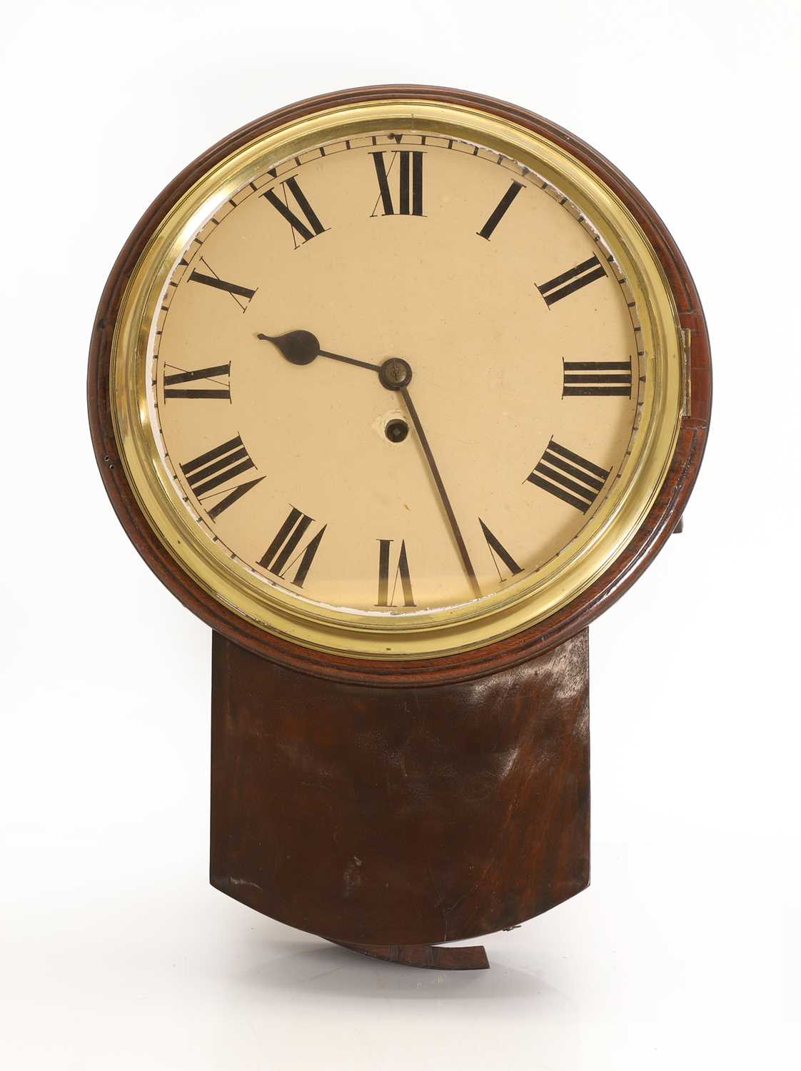 Lot 211 - A drop pendulum wall clock