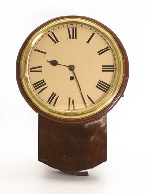 Lot 211 - A drop pendulum wall clock