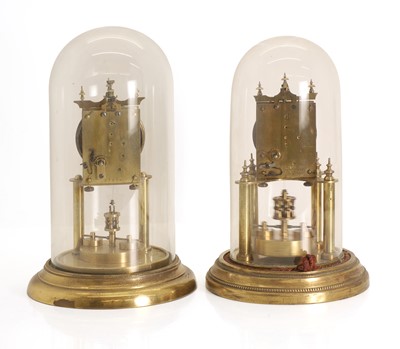 Lot 214 - A 365 day mantle timepiece