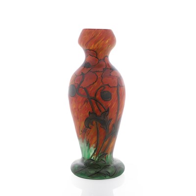Lot 109 - A Legras glass vase