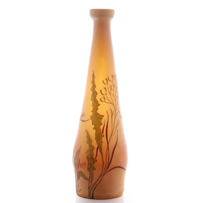 Lot 84 - A Legras cameo glass vase