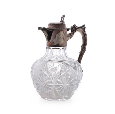 Lot 67 - A Victorian silver-mounted claret jug