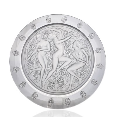 Lot 165 - A Lalique 'Côte d'Or' plate