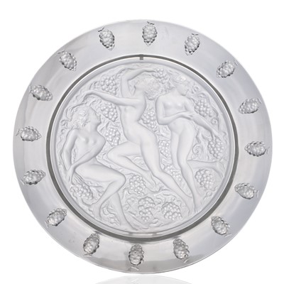 Lot 165 - A Lalique 'Côte d'Or' plate