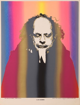 Lot 226 - Kirke Wilson (20th century) from a 'bandaged poet' photograph by Ira Cohen (American, 1935-2011)