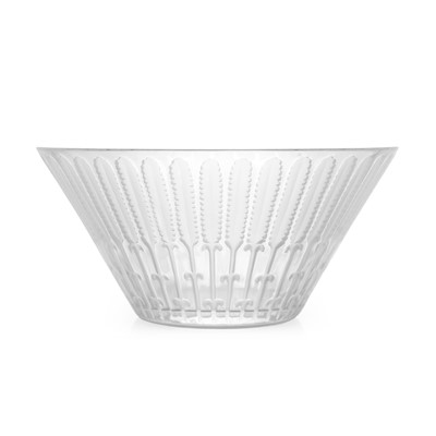 Lot 161 - A Lalique 'Feather' pattern bowl