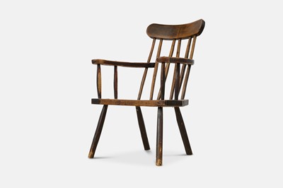 Lot 254 - A painted beech ‘Gibson’ chair