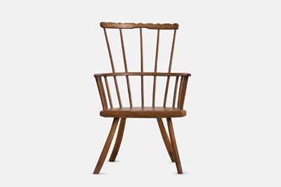 Lot 246 - An ash Windsor chair