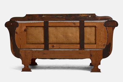 Lot 95 - A neoclassical mahogany sofa