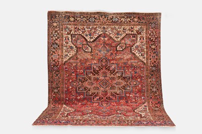Lot 158 - A Heriz wool carpet