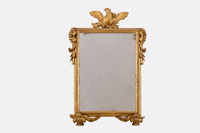 Lot 383 - A giltwood pier mirror