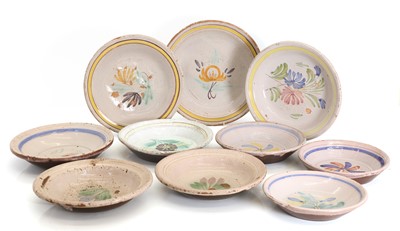 Lot 156 - A collection of French majolica-style plates