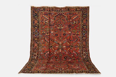 Lot 363 - A Heriz wool carpet