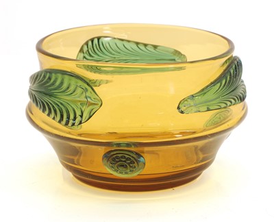 Lot 152 - A Bohemian glass bowl