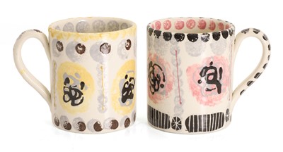 Lot 109 - Pair Mark Herald mugs