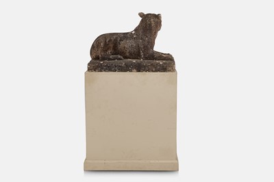 Lot 415 - A marble sculpture of a lioness