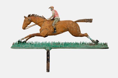 Lot 409 - A painted folk art weathervane