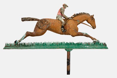 Lot 409 - A painted folk art weathervane