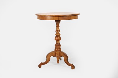 Lot 255 - A Sorrento walnut and olivewood occasional table