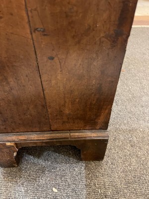 Lot 227 - A George I walnut and feather-banded bachelor's chest