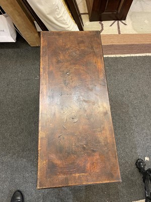 Lot 227 - A George I walnut and feather-banded bachelor's chest