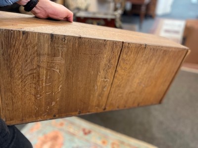Lot 227 - A George I walnut and feather-banded bachelor's chest