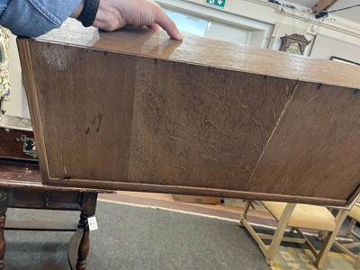 Lot 227 - A George I walnut and feather-banded bachelor's chest