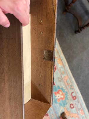 Lot 227 - A George I walnut and feather-banded bachelor's chest
