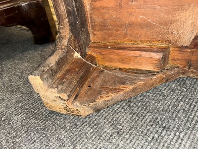 Lot 227 - A George I walnut and feather-banded bachelor's chest