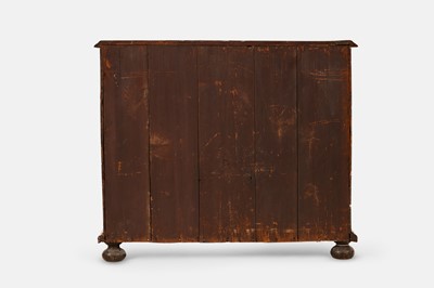 Lot 46 - A William and Mary walnut seaweed marquetry desk