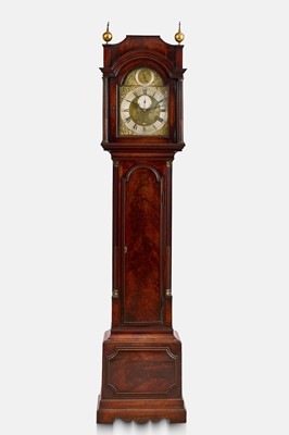 Lot 47 - A George III mahogany eight-day longcase clock by George Allan, Fleet Street, London