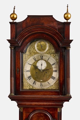Lot 47 - A George III mahogany eight-day longcase clock by George Allan, Fleet Street, London